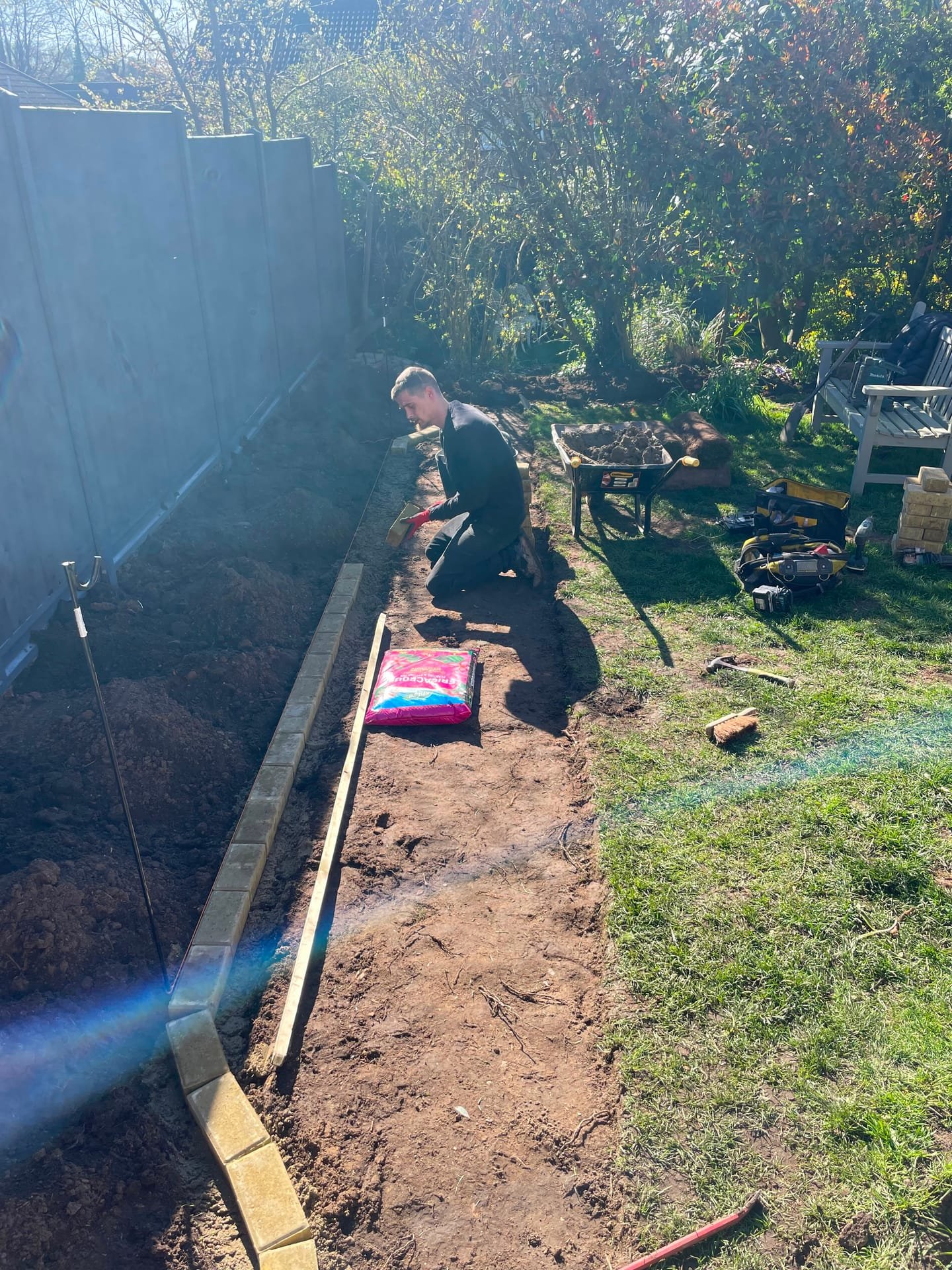 Brick edging
